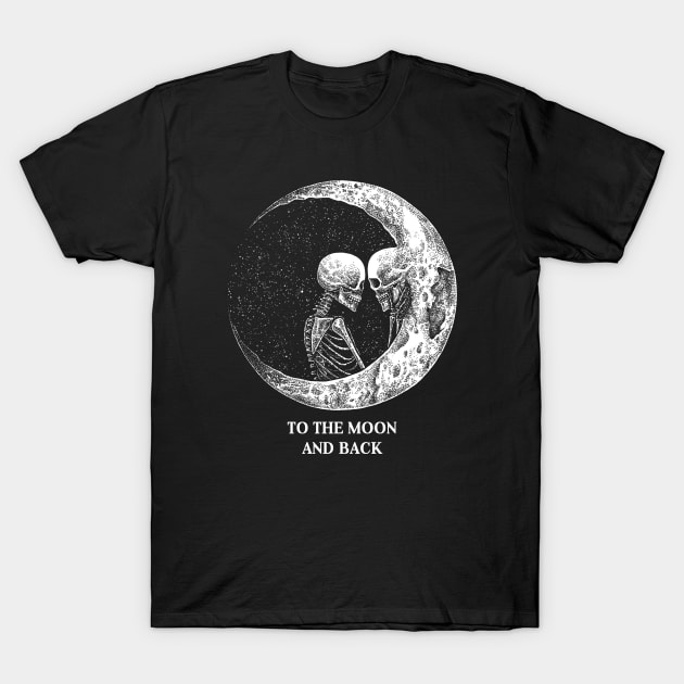 To the Moon and Back (2) T-Shirt by JumoArt